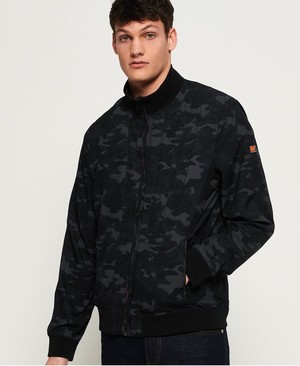 Superdry Flyweight Harrington Férfi Kabát Camo | KPVES4093